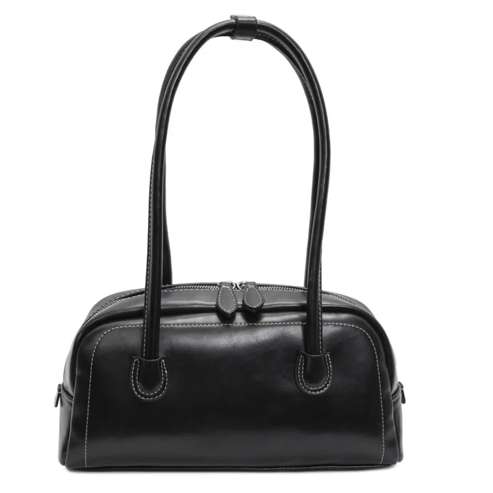 

Vintage Large Capacity Women PU Shoulder Bag Korean Ins Style Personality PU Hobo Bag PU Leather Portable Underarm Bag Ladies