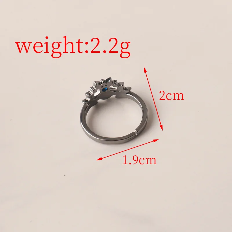 Haruno Shidou Popular Game 2D Peripheral Character Rings with The Same Style Simple and Fashionable Metal Ring Fashion Jewelry