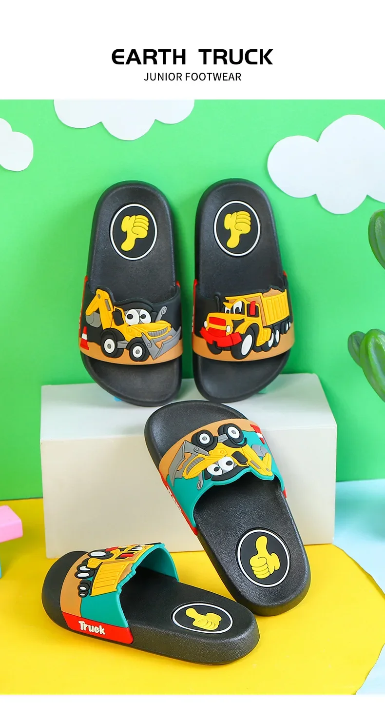 2026 Kinder Anti-Rutsch Badeschuhe Jungen Hausschuhe PVC-Material Bequeme Weiche Sohlen Leicht Anzuziehen – Detail 17