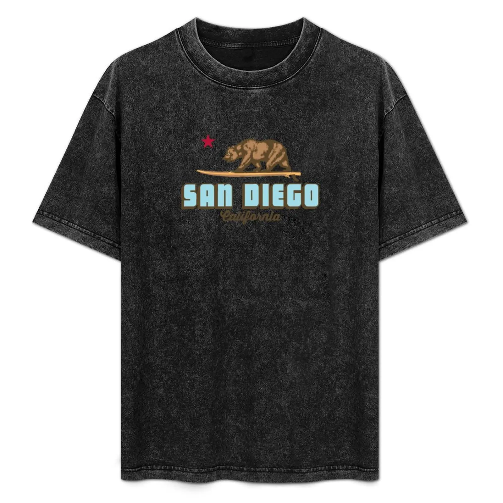 

San Diego - California. T-Shirt Athletic Quick Dry T-Shirt for Men