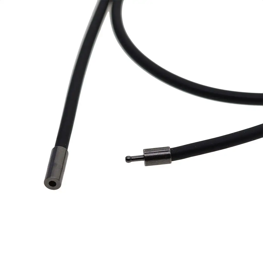 2x3mm Black Rubber Necklace Rope with Copper Clasp Jewelry
