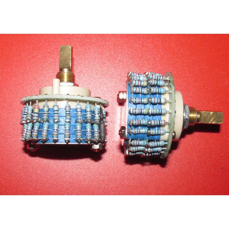 

2 × 24-speed precision shunt stepped mono volume potentiometer, 10K--500K, error about 0.5%