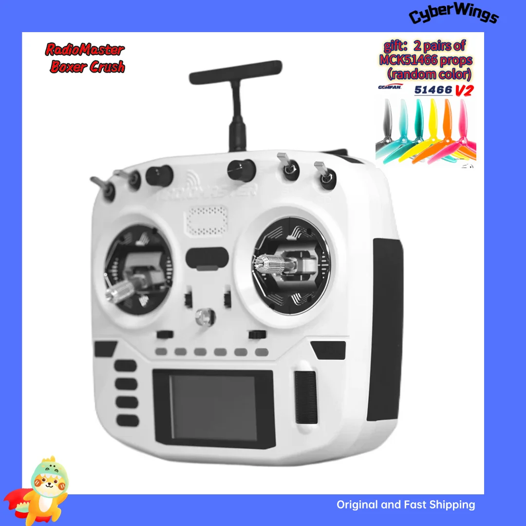 In Stock Radiomaster Boxer Crush 2.4GHz ELRS16-Channel Radio Transmitter with AG01 Hall Gimbal FPV Parts view 2
