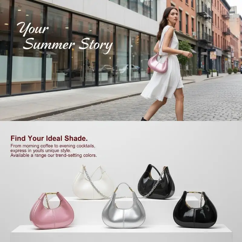

Fashion Pu Leather Mini Single Shoulder Crossbody Bag Simple Personalized Handbag
