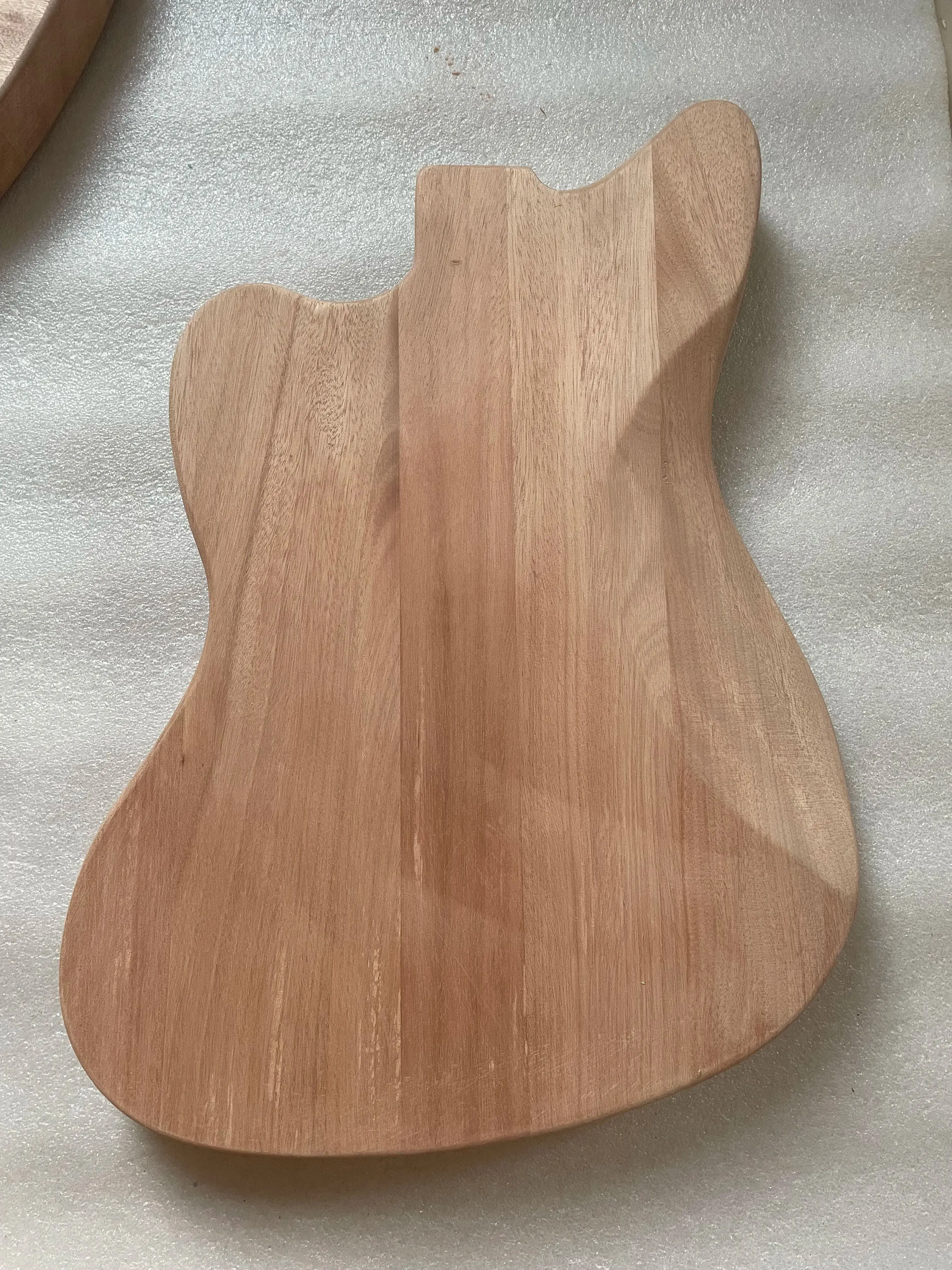 Semi Finished Electric Guitar Body, DIY Guitar Part, Mahogany Wood Barrel, No Paint, High Quality, JM Style,5.65cm Pocket