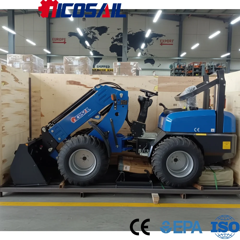 

Многофункциональный телескопический погрузчик KZL918, сертифицированный CE, Euro 5, компактная конструкция, легкое управление