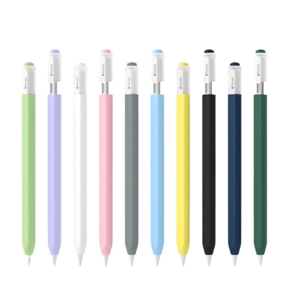 Pour Apple Pays l 3 USB C étui à crayons couverture légère souple anti-chute en silicone souple étui de protection pour Apple Pays l 3 USB-C