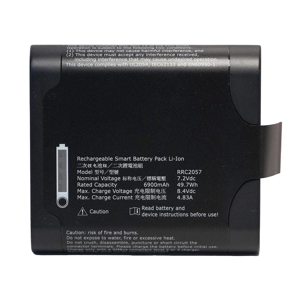 RRC2057 41NR19/66 7.2V 49.7Wh 6900mAh Replacement Battery For TransPort PT900 Portable Ultrasonic Flowmeter Battery ﻿