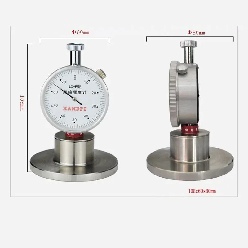 0 to 2.5mm LX-F Polyurethane Foam Hardness Equipment Precision Sponge Firmness Testing Instrument for Material Inspection
