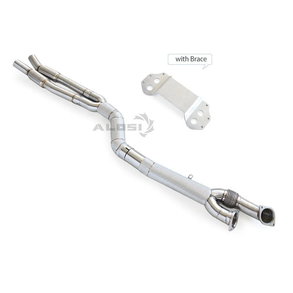 

Suitable for BMW M3 M4 G80 G82 3.0T 2021-2024 Insulated Stainless Steel Intermediate Tube