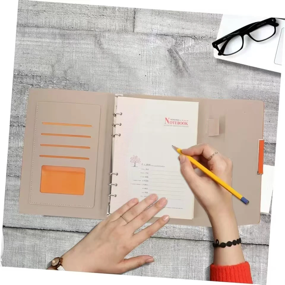 Picture 4: New A5 Binder Notebook Pu Leather Bible Notepad Folder A5 Diary Weekly Planner Agenda Planner Note Books Travel Journal