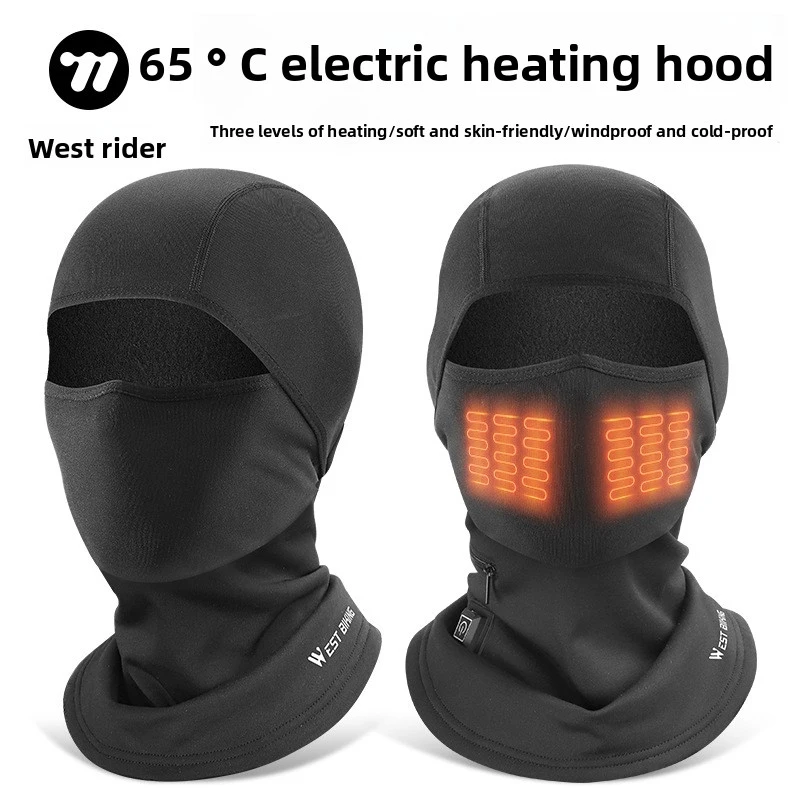 

Грелка-балаклава для защиты от холода, электрическая маска с флисовой подкладкой для езды на велосипеде и мотоцикле