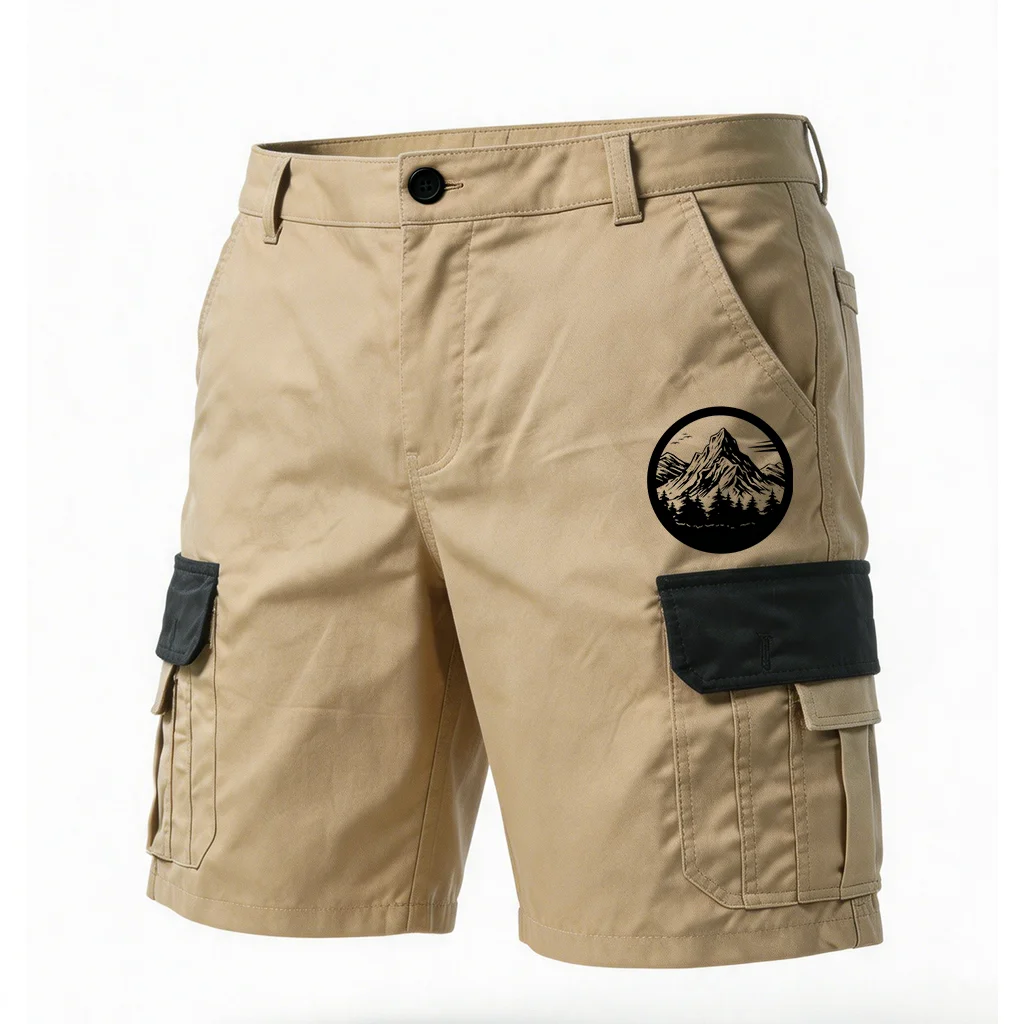 

Men's Fashion Cargo Pants — Casual, Loose Fit with Multi-Pocket Design; Ideal for Outdoor Activities.