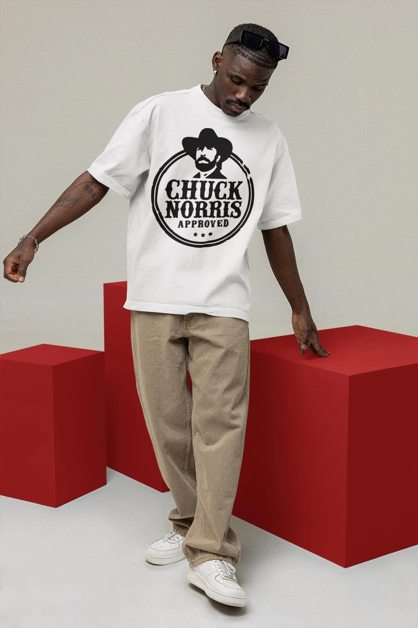 Chuck Norris goedgekeurd T-shirt grafische Tees Vintage Sweat Hoodie vechtkunstenaar film