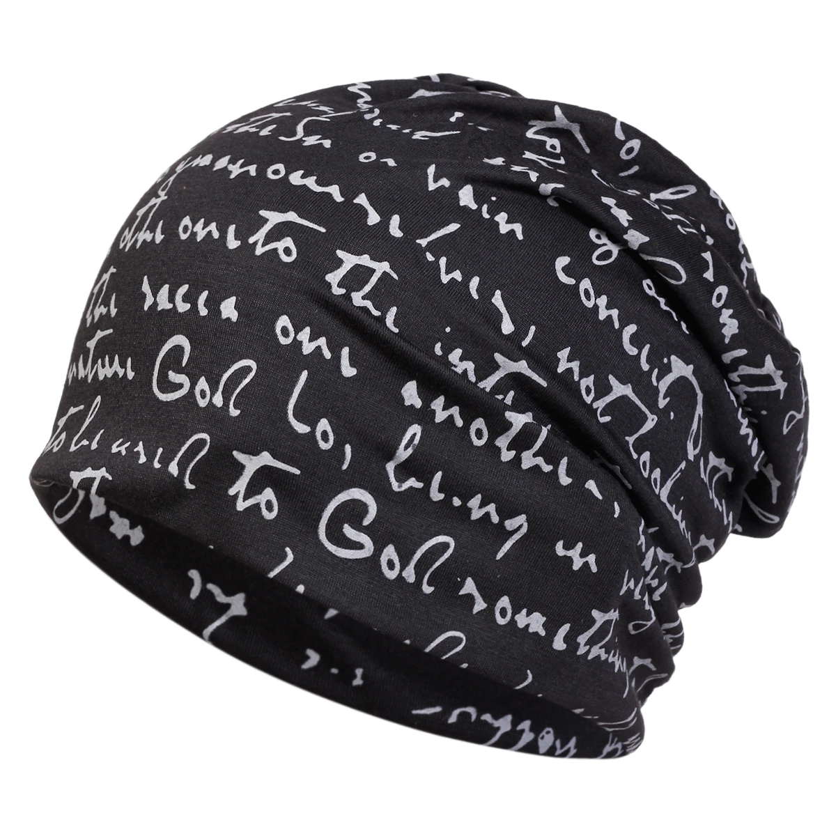 Unisex Letter Print Beanies Winter Thickened Velvet To Keep Warm Hat Hip Hop Cap Beanie Hat Caps for Women Men