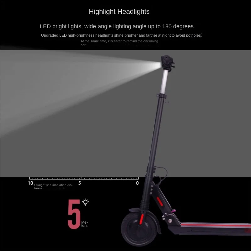 Folding electric scooter Adult two-wheeled portable folding electric scooter is light and safe  самокат дерзкий  электро самокат