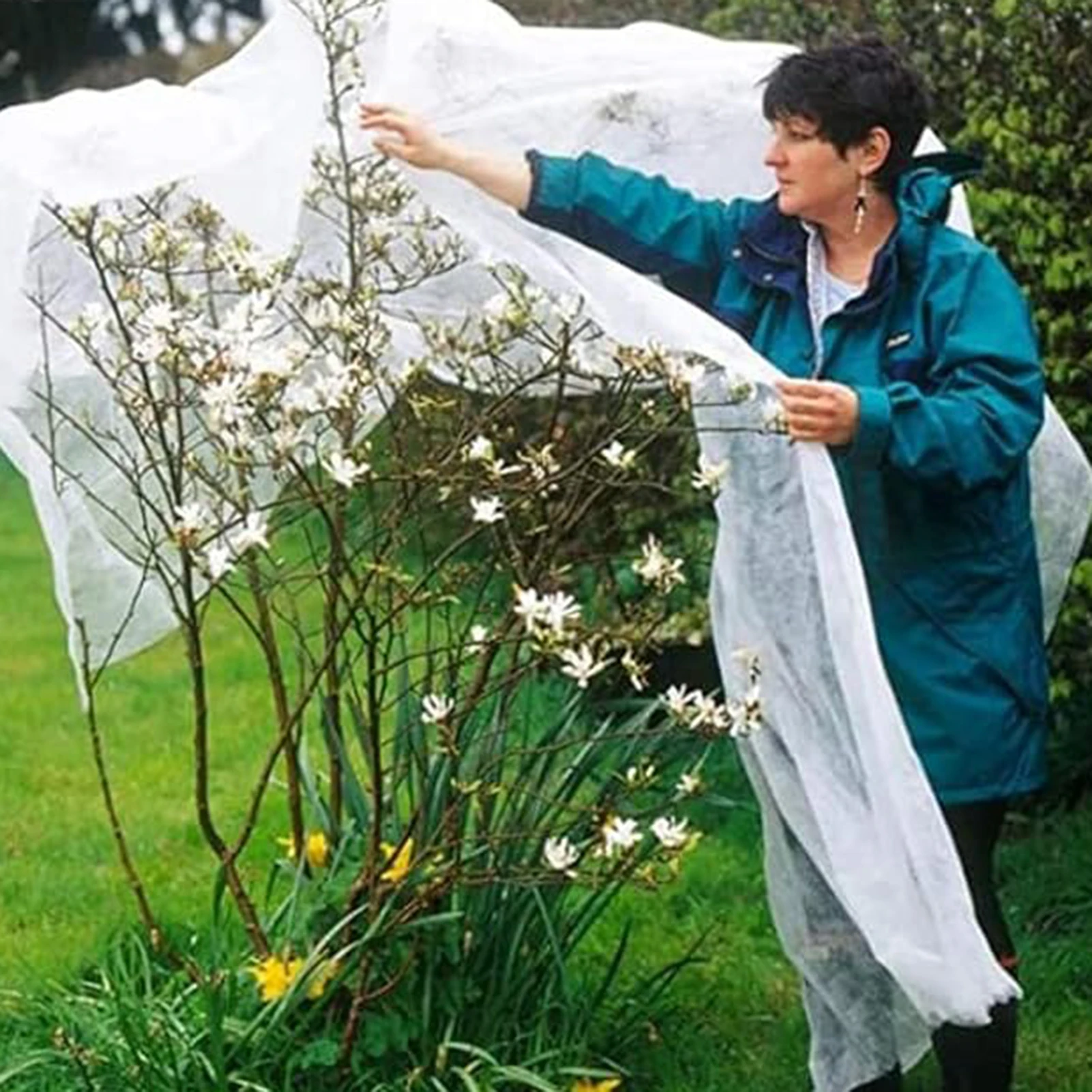 

Покрытие для растений, защита от замерзания, многоразовое нетканое тканевое морозовое одеяло для зимы, чехол для рассады овощей