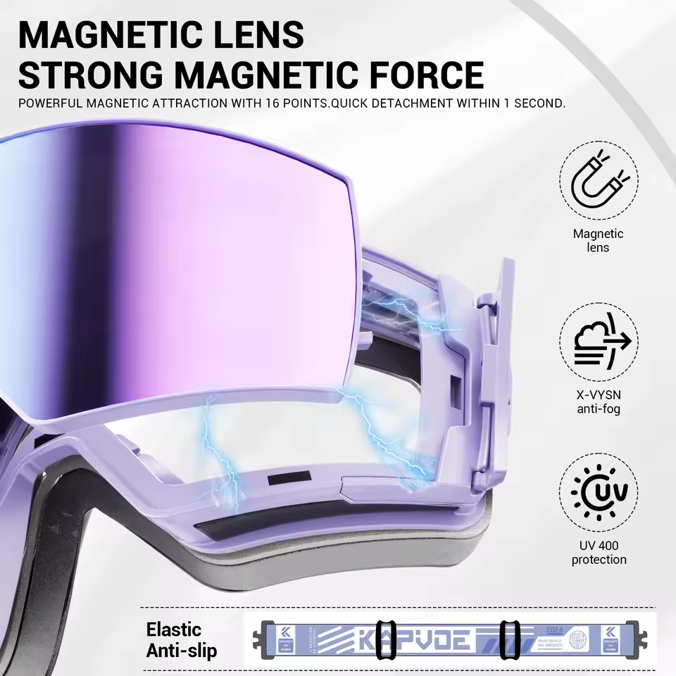 גוגלס Kapvoe Pro עם עדשות פוטוכרומיות חכמות