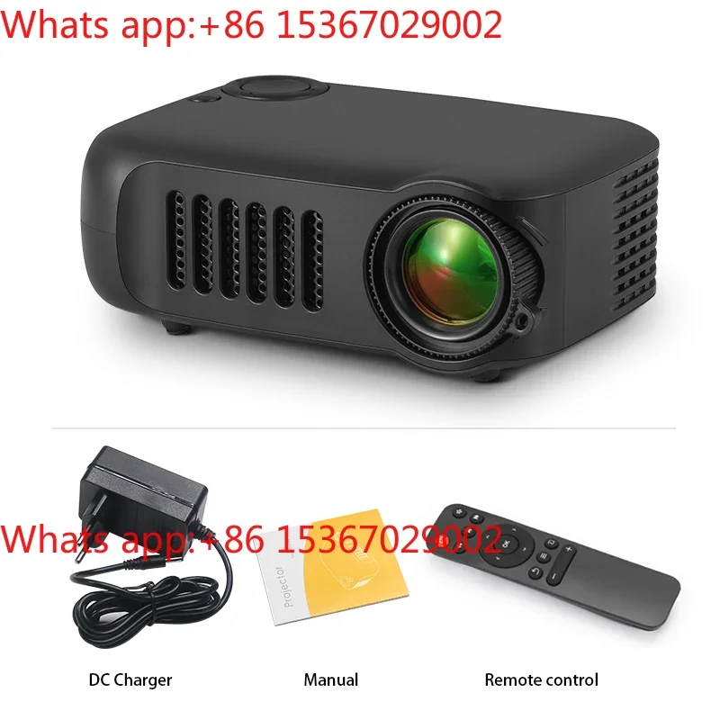 Support 1080P Full HD Movie Play A2000 Portable Projector LED Home Theater Projector Mini Cinema Smart TV Beamer