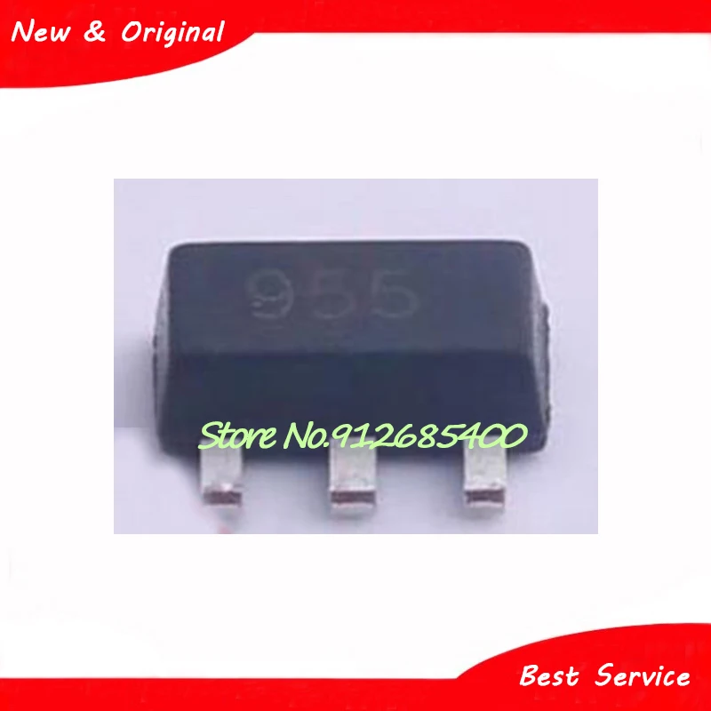 10 Pcs/Lot ZX5T955ZTA 955 SOT89 New and Original In Stock
