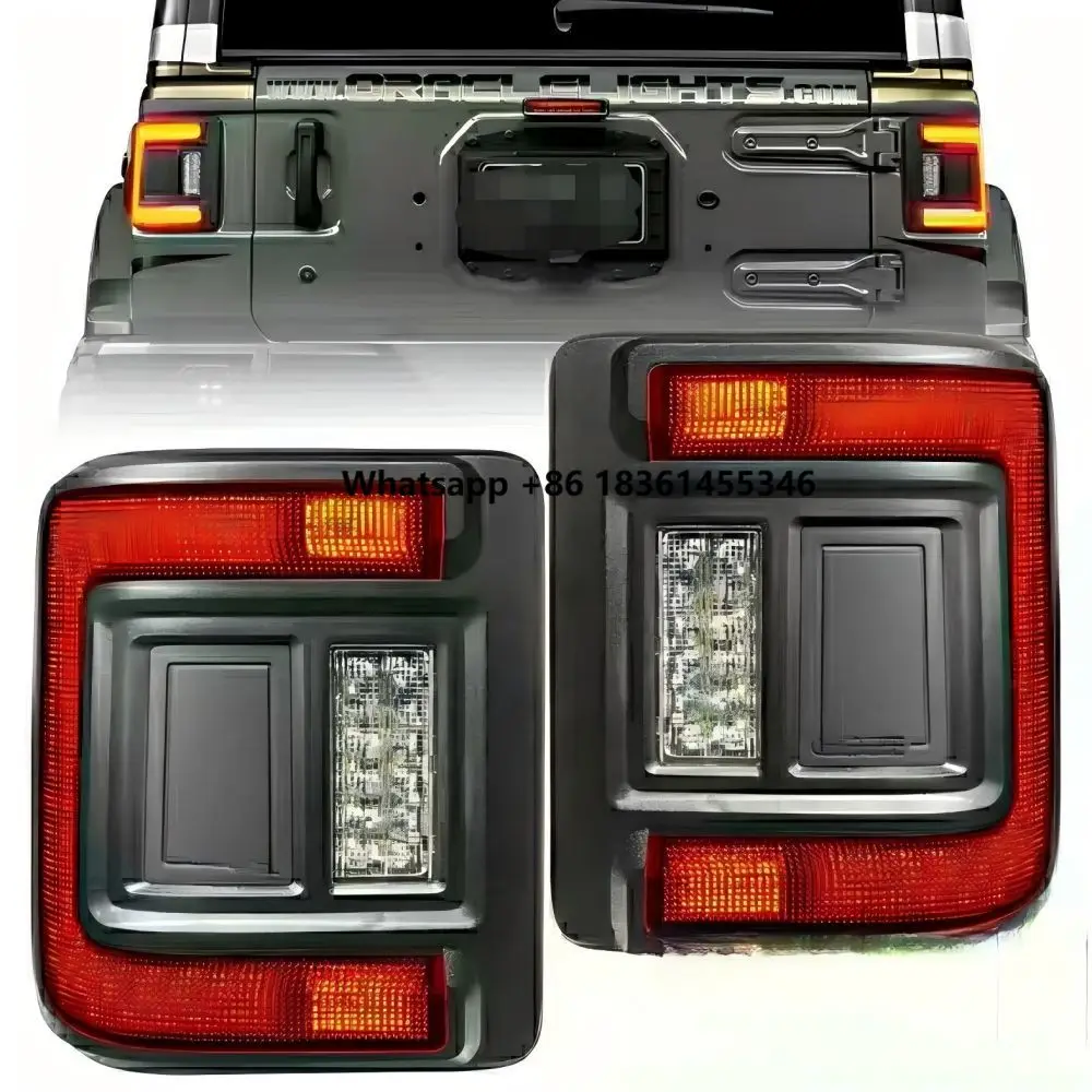 

border Wrangler are suitable Wrangler 2018-2025 brake and reverse lights JL taillights LED taillights