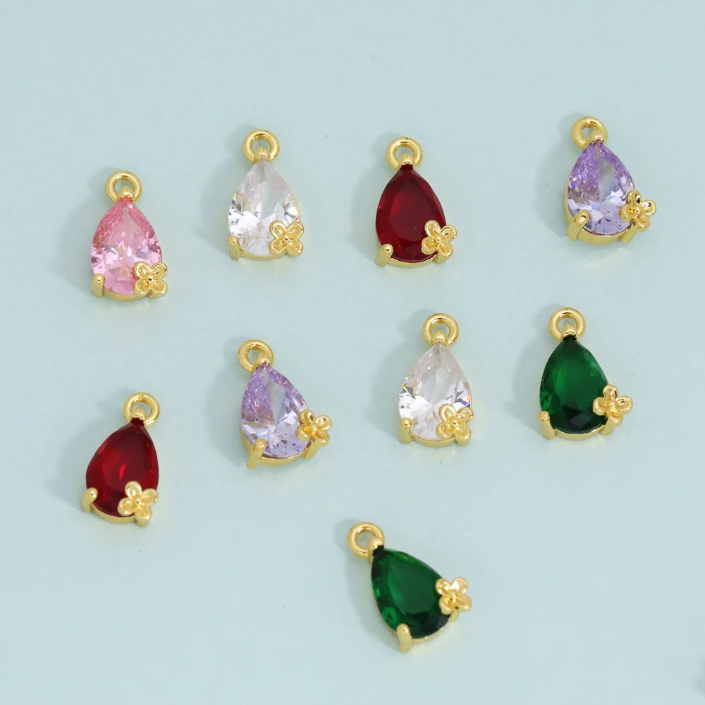 

Cordial Design 50Pcs 7*14MM Hand Made/DIY Pendant/Jewelry Findings & Components/Charms Accessories/Genuine Gold Plating #194856