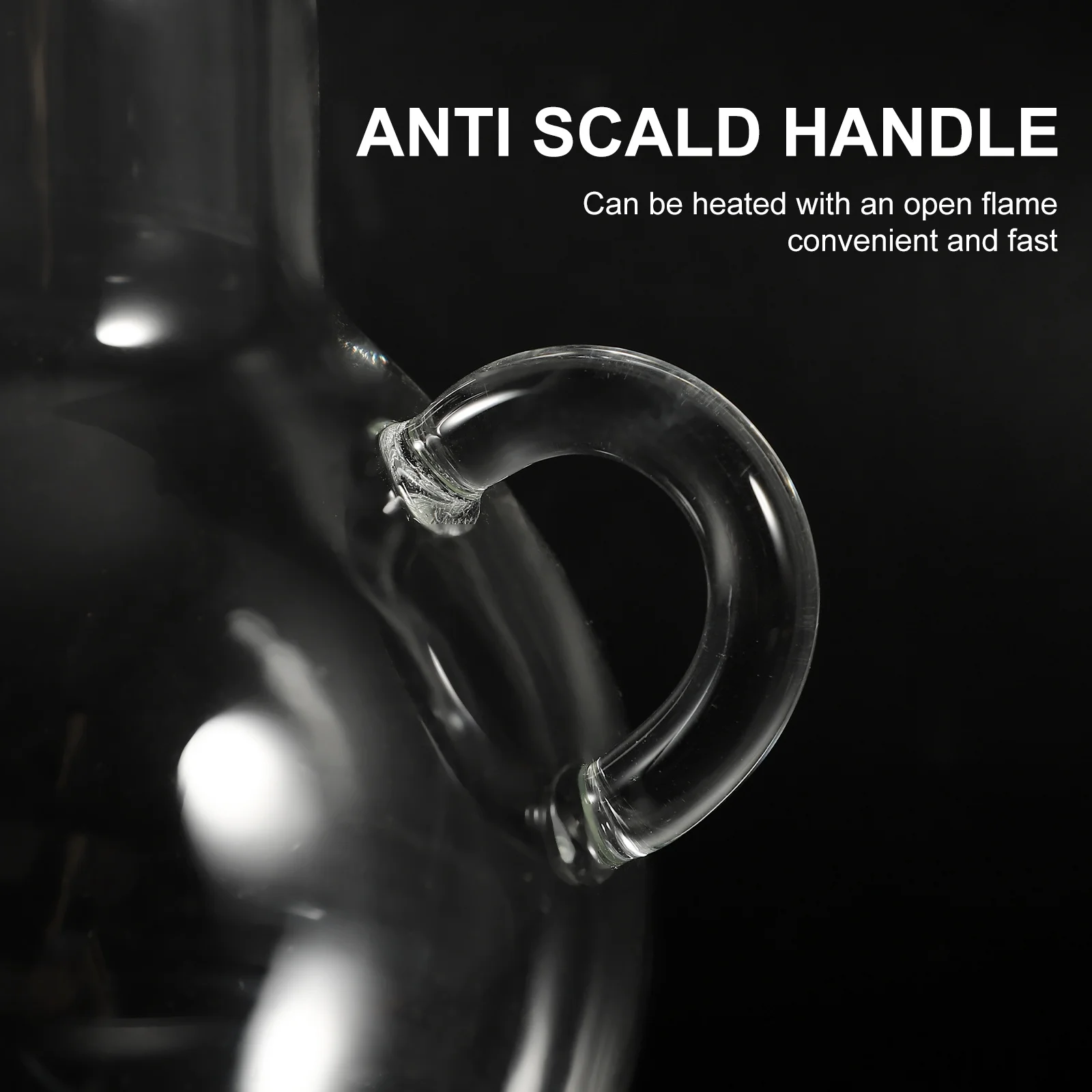 

1Set Elegant Transparent Glass Water Pitcher Bedside Carafe Multifunction Jug for Home Office Party Bedside Carafe