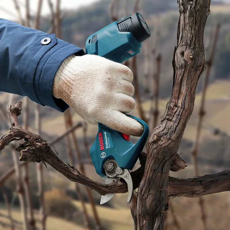 Bosch Pro Pruner Cordless Pruning Shears 12V Rechargable Electric Pruning Shears Electric Scissors Cordless Cutter Power Tool