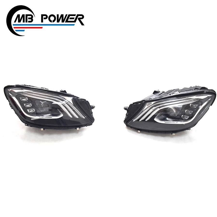 S CLASS W222 old to new head light fit for w222 head lamp 2014y