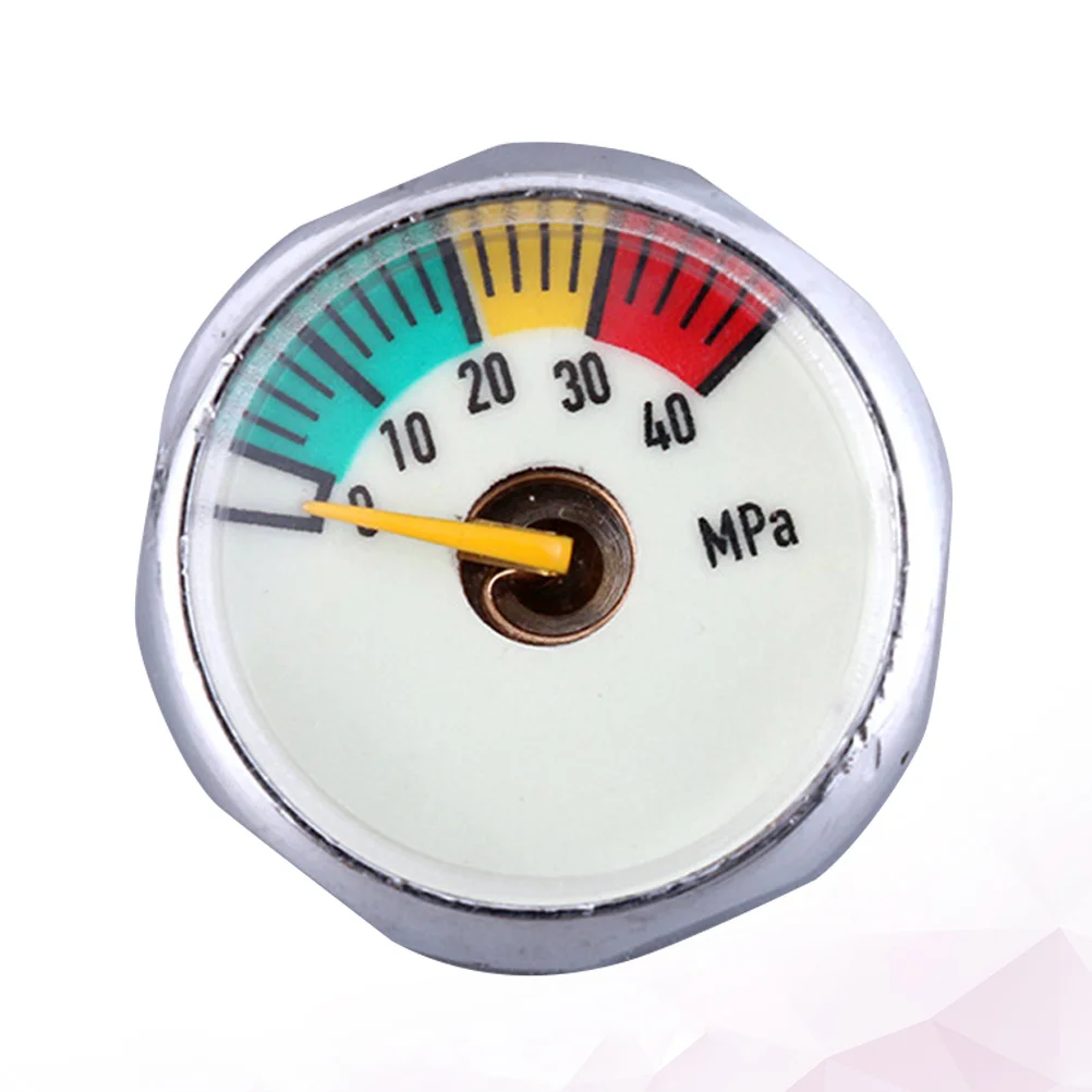 

25Mm M8 40Mpa Luminous High Pressure Gauge Barometer with Clear Dial Iron Build Night Use Capability for Oxygen Tanks Fire