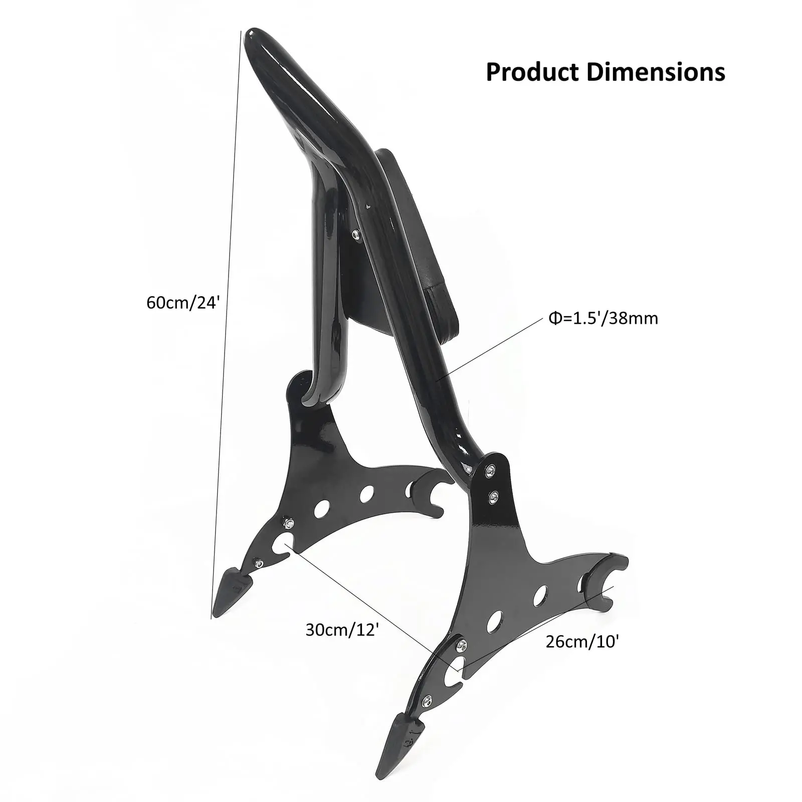 Motorcycle Sissy Bar Backrest With Luggage Rack For Indian Chieftain Roadmaster Springfield Challenger 2014-2025