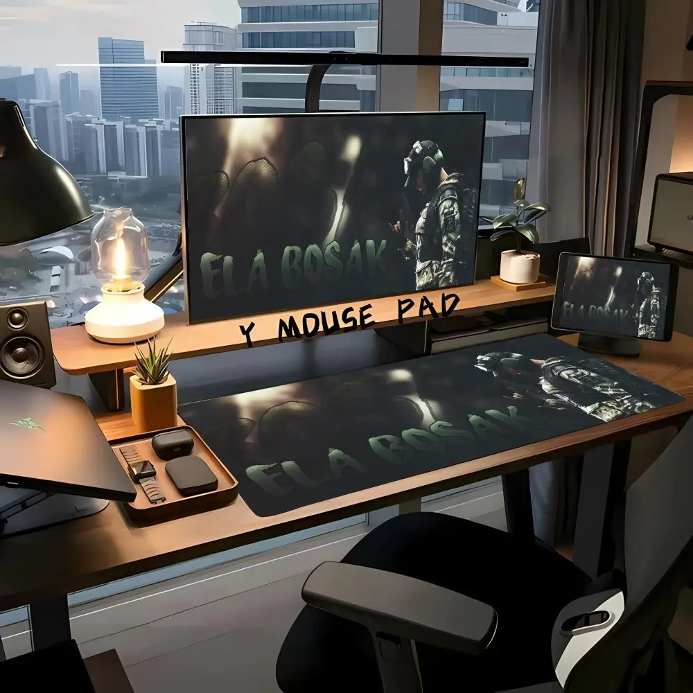 Table mat rubber anti-slip pc setup T_tom_Clancy_Rainbow_Six_Sieges accessories HD Printing Offices accessories Rubber