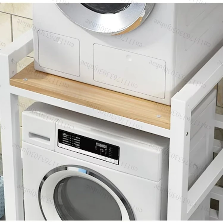 Home Multifunctional Washing Machine Rack Floor Type Balcony Bathroom Dryer Storage Rack