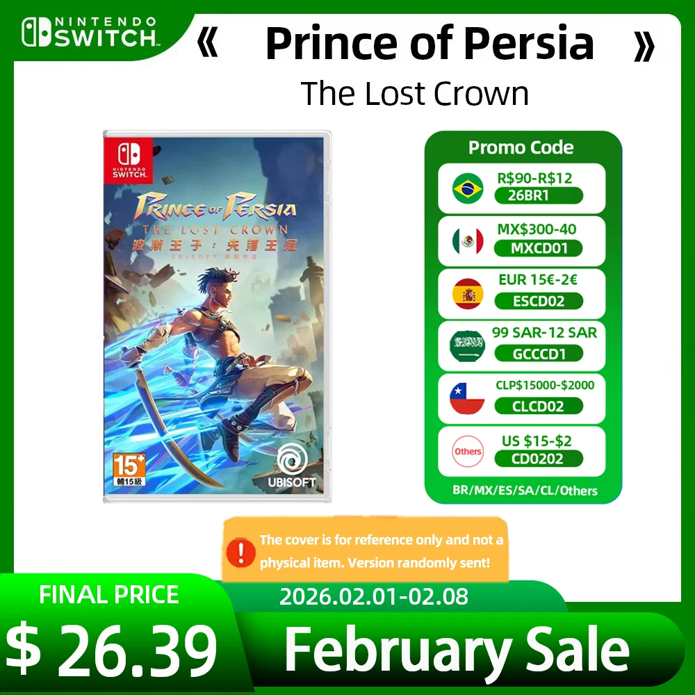 استمتع بتجربة مغامرة لا تُنسى مع لعبة Prince of Persia: The Lost Crown على جهاز Nintendo Switch