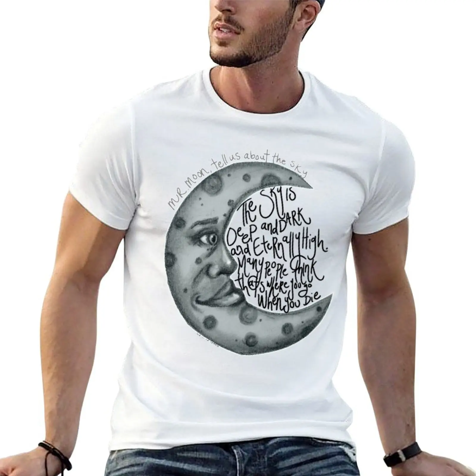 

Mr. Moon— Spring and a Storm T-Shirt t shirts for man slim fit t shirts for man cotton men t shirt cotton 100% T-shirt