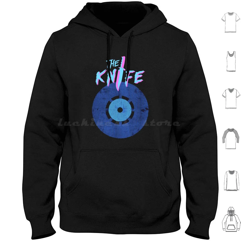 The Knife-Silent Shout Hoodie cotton Long Sleeve Knife Band Music Silent Shout Heart Sweden Synthpop Synth Pop Electropop