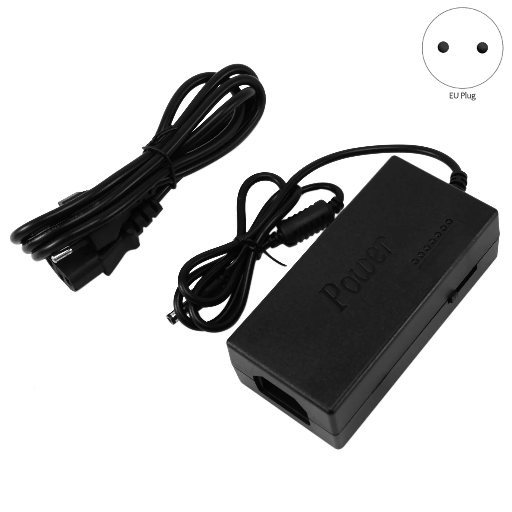 Exquisite-2X Universal DC 12V 15V 16V 18V 19V 20V 24V 4.5A 4A Adjustable Power Supply Adapter 34 Detachable Plugs EU Plug
