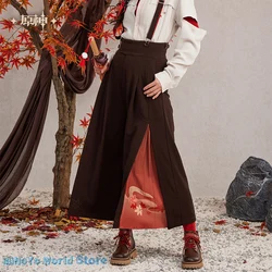 Kaedehara Kazuha Skirt MiHoYo Official Genuine Genshin Impact Kazuha Theme Impression Wide Leg Pants Original Doujin Gifts