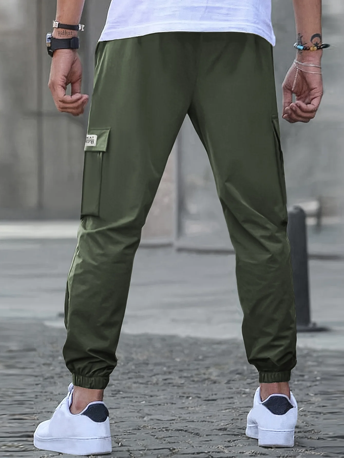 

Мужские брюки-карго — легкие дышащие рабочие брюки с завязками на талии, неэластичная ткань для пеших прогулок, кемпинга