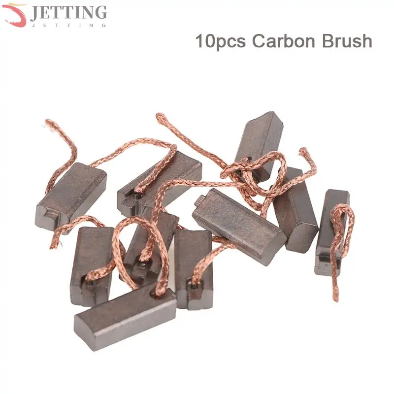 10pcs 5*7*19mm Electric Generator Carbon Brushes Car Alternator Power Tools Car Regulator Low Copper