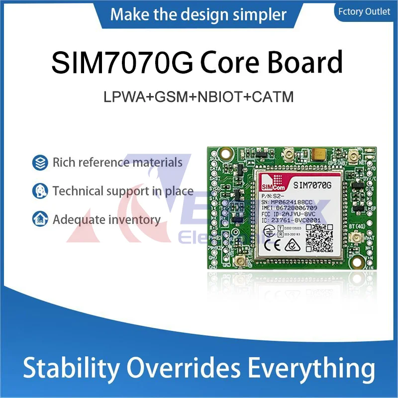 SIMcom SIM7070G Core Board LPWA+GSM+NBIOT+CATM SIM7070G not Supported GPS