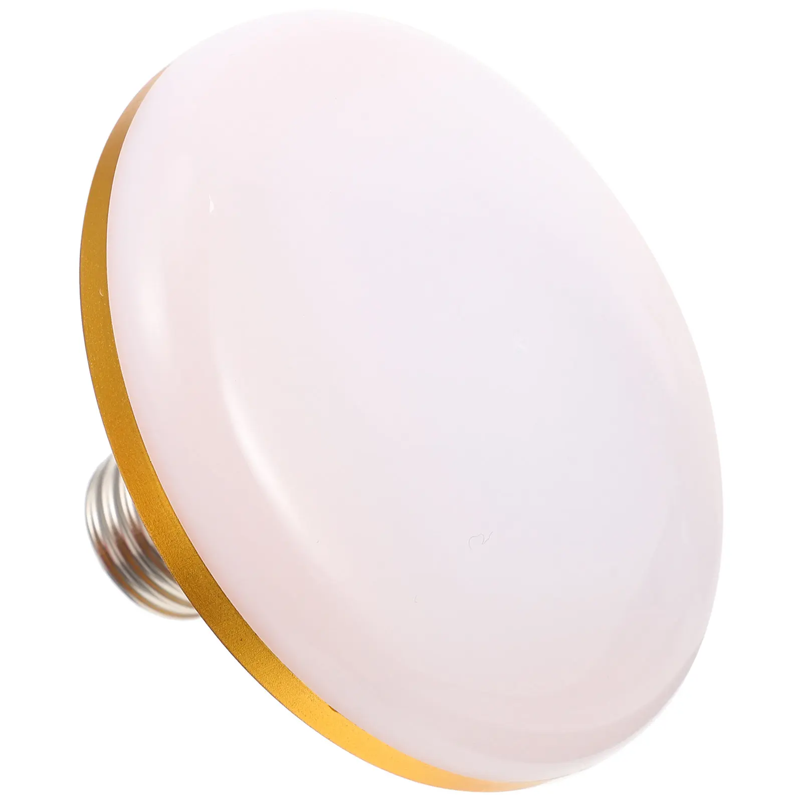 Human Body Induction LED Night Light Bulb Infrared Sensor Round Dish Shape 15W 3000K Warm Light for Bedroom Bathroom Corridor