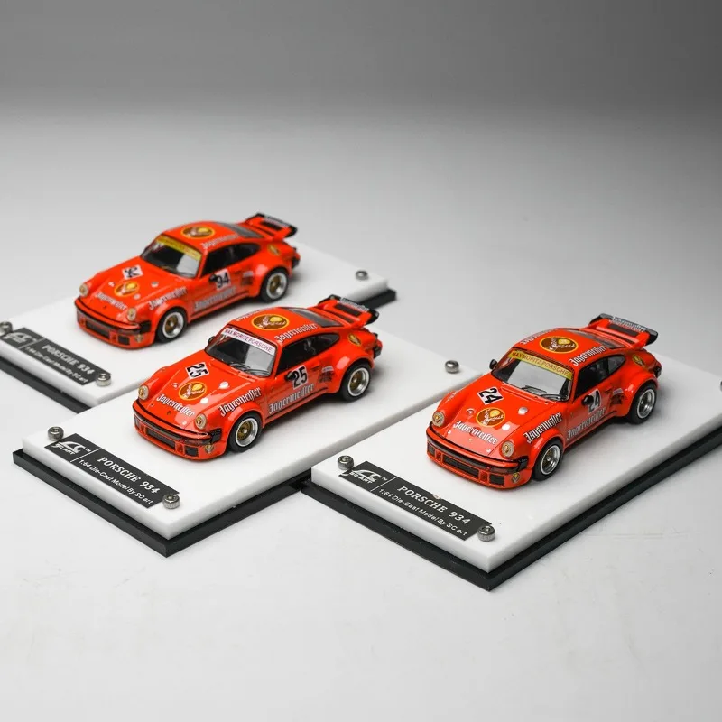 

SC ART 1:64 934 935 911 Turbo Simulation Die Casting Alloy Car Model Collection Boy Toy Desktop Ornament Birthday Gift