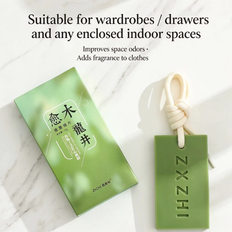 Hanging Scented Wax Tablet Aroma Diffuser Stone Plant Essential Oil Long Lasting Perfume for Wardrobe Bedroom Living Room