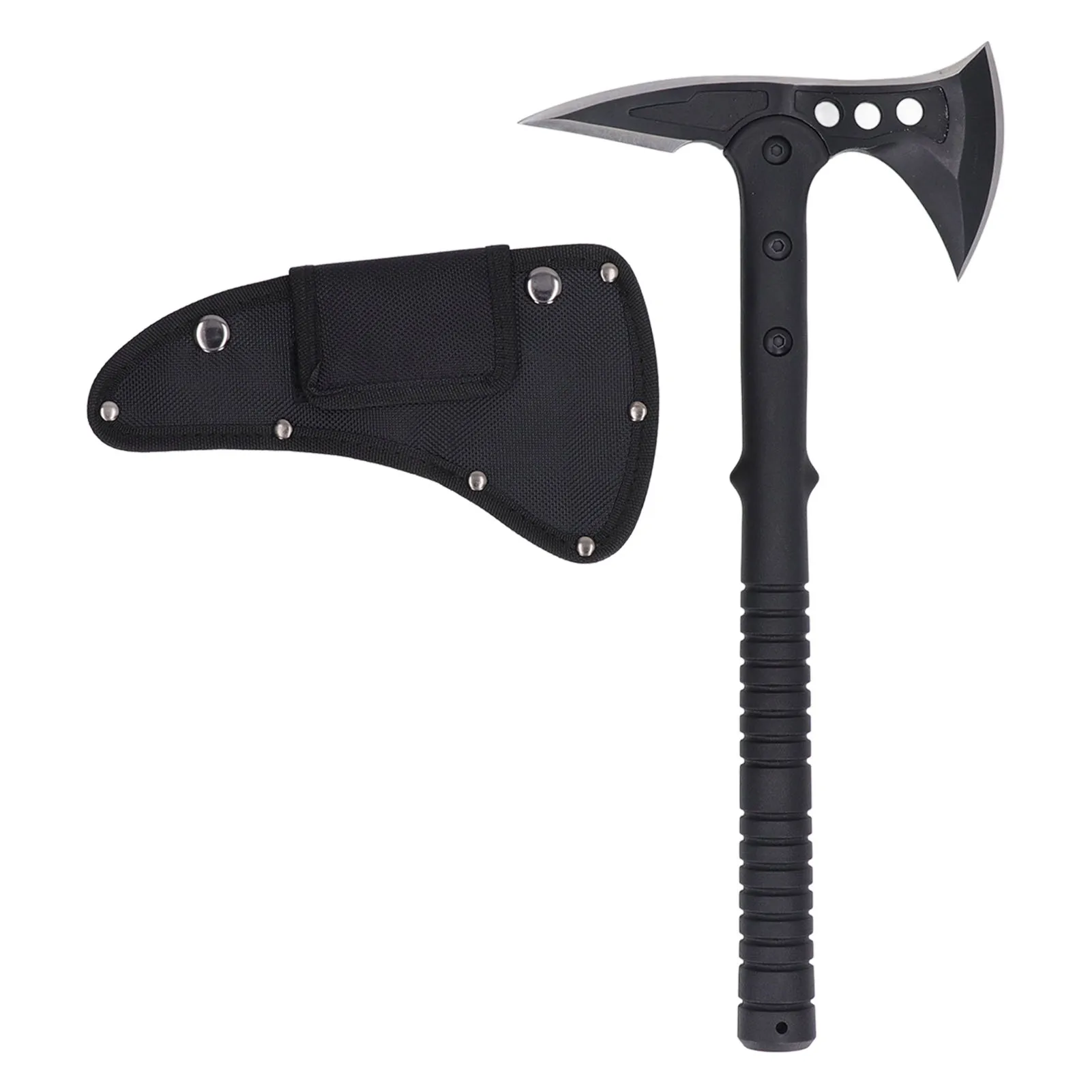 Camping Hatchet Hex Set Screws Steel Curved Blade Portable Outdoor Multifunctional Axe for Fire Engineers Outdoor Axe Multitool