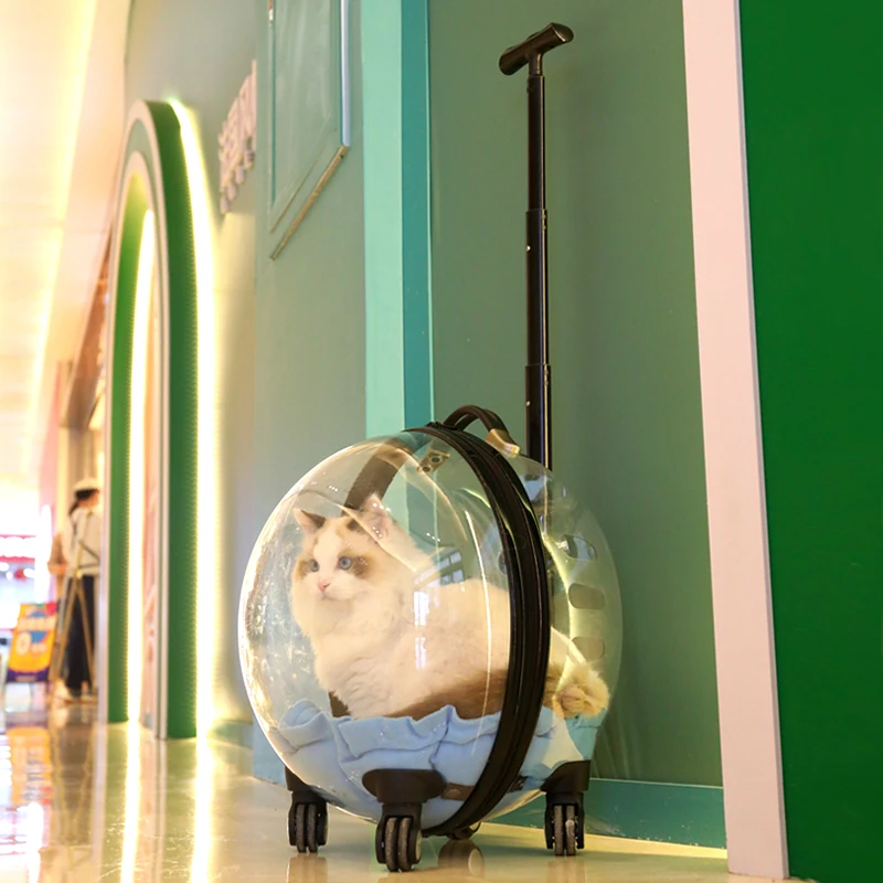 Bolsa para gato, cubierta de carrito, bolsa de transporte de salida para mascota, Maleta de gran capacidad, equipaje para perro