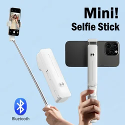 STTKGZD Super Mini Selfie Stick Portable Phone Holder Integrated Design Extendable Wireless Bluetooth Remote For Live Broadcast