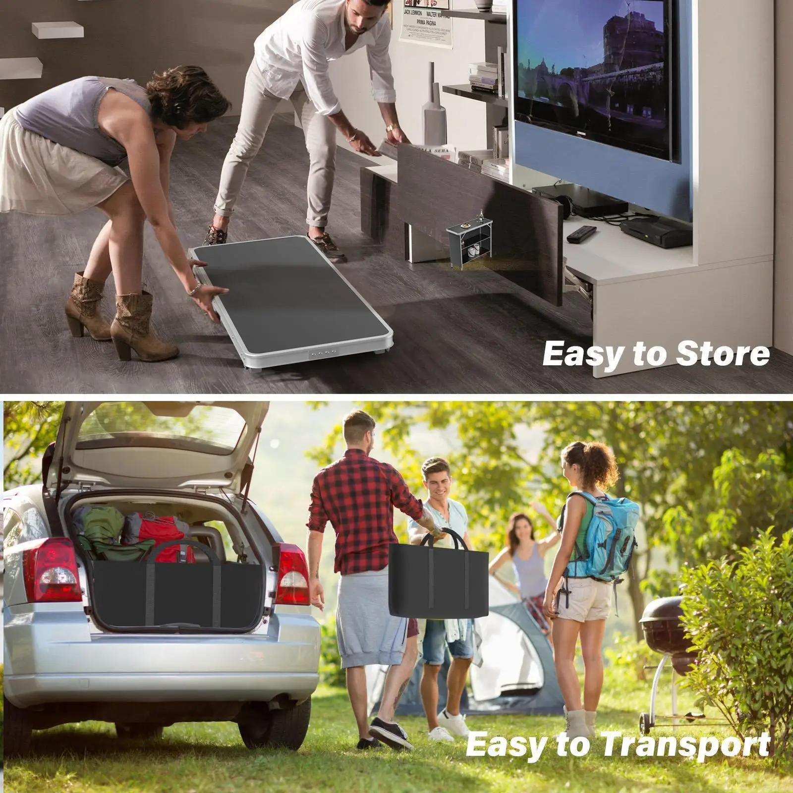 Alumínio portátil Camping Fold Table, Bar Table