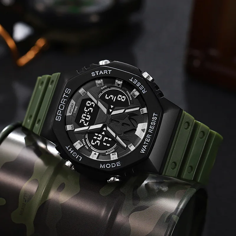 Men's electronic watch multifunctional night light outdoor watch sports men's watch