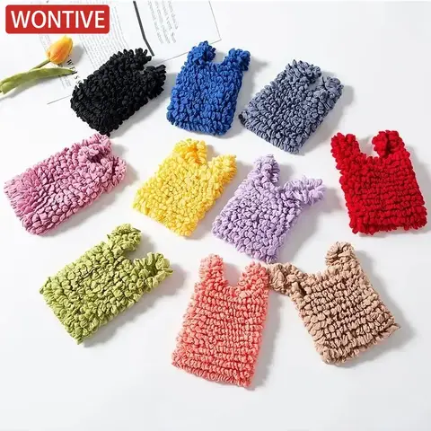 1pc 매직 확장 접이식 Pleated 유연한 스트레치 가방 대용량 쇼핑 탄성 패디 휴대용 핸드백 재사용 가능한 미니 토트